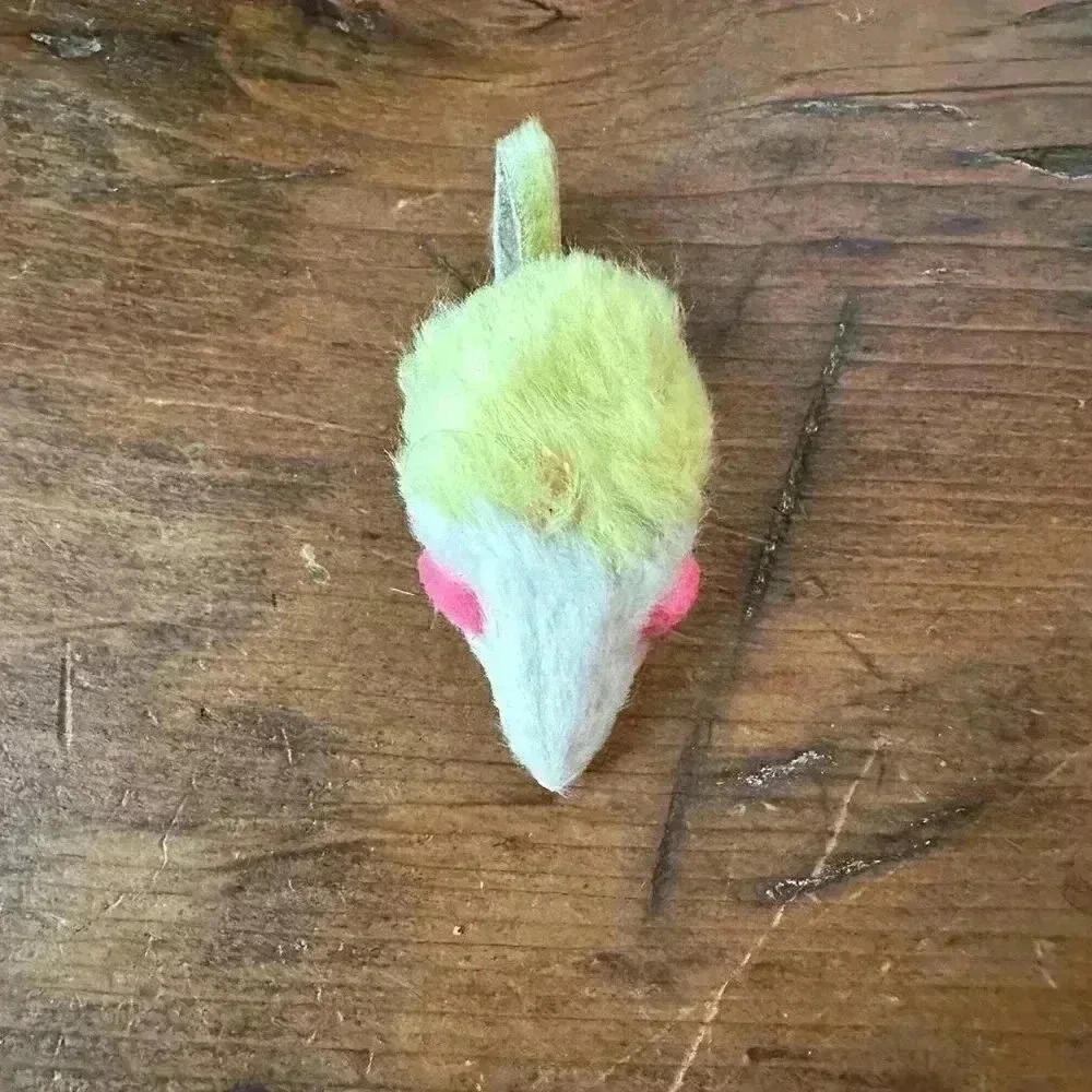 Pink Textured Cat Toy Mouse NWOT